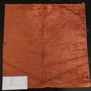 GP&J BAKER Tranquility in Chestnut 13 1/2" Velvet Fabric Sample - Picture 1 of 3