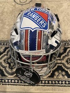 Mike Richter signed full size hockey mask New York Rangers JSA Certified