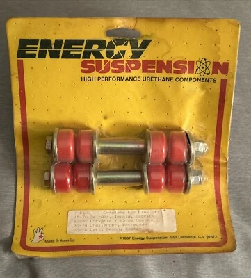 Energy End Link Kit, CORVETTE, BARRACUDA, MUSTANG, DEMON, DUSTER, DART, CHALLENGER, BEL- Foto 1 de 3