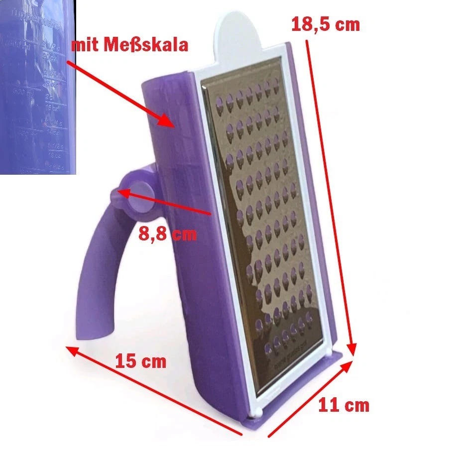 Tupperware Grate ´n Measure Reibe Handreibe Standreibe - Bild 1 von 4