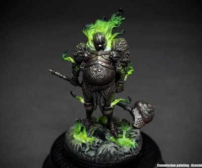 Kingdom Death Monster KDM 烟骑士绘画 — 第 1/4 张图片