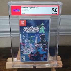 Pokemon Legends: Z-A PSA 9.8 A++ 1st Print Nintendo Switch 126788A Graded Game