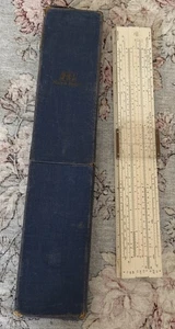 Vintage BRL T.12 Slide Rule blundell in case Made In England - Picture 1 of 10