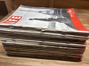 Huge Lot of 27 Vintage 1946 Issues of Life Magazine - Near Complete - Acceptable - Picture 1 of 15