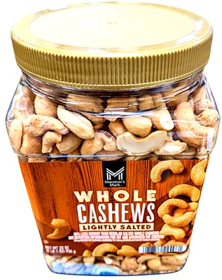 Member's Mark Lightly Salted Whole Cashews 33 Oz EXP 04/2026 - Image 1 of 4