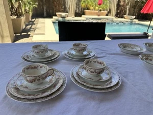 Antikes Charles Field Haviland Schleiger 195-5 24 Teile Limoges Porzellan Set - Bild 1 von 24