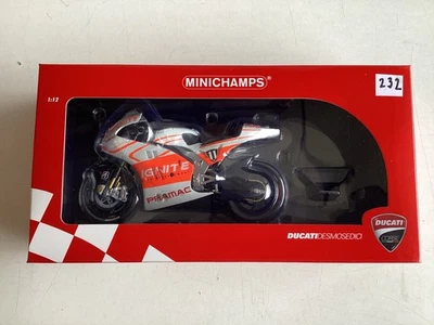 Minichamps Modell 1:12 Ducati Desmosedici Ben Spies Pramac MotoGP 2013 OVP neu ! - Bild 1 von 4