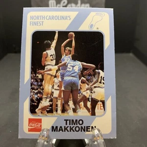 1989 Collegiate Collection/Coca-Cola North Carolina's Finest Timo Makkonen #199 - Picture 1 of 2