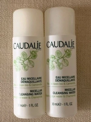 AGUA LIMPIADORA MICELAR CAUDALIE Tamaño de muestra 2-PK Ea 1 oz/30 ml Nueva Envío gratuito Foto 1 de 3