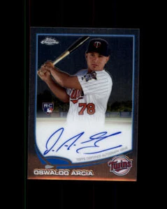 2013 Topps Chrome Rookie Autographs #186 Oswaldo Arcia EXCH (ref 163785) - Picture 1 of 2
