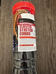 HAUL-MASTER 12 Piece Assorted Length Elastic Stretch Cords - Picture 1 of 2