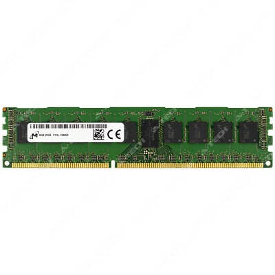 Micron 8GB 2Rx8 PC3L-12800R RDIMM DDR3L 1600 ECC Registered Server Memory RAM 1x - Image 1 of 2