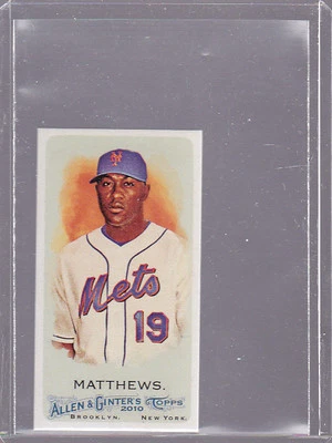 2010 Topps Allen and Ginter Mini Bazooka #322 Gary Matthews 04/25 - Image 1 of 2