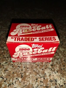 1986 Topps Baseball "TRADED" Series Update Set (132 count) Barry Bonds Rookie - Picture 1 of 4