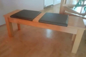 Sitzbank aus Vollholz (Wildbuche) von Möbelum, neuwertig - Bild 1 von 4