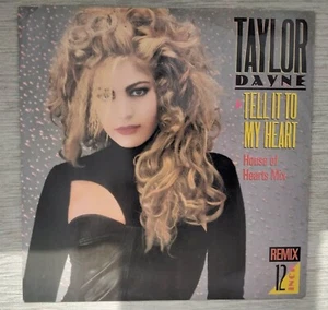 TAYLOR DAYNE - TELL IT TO MY HEART (HOUSE OF HEARTS MIX) - 12" SINGLE EX+ - Picture 1 of 2