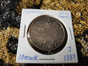 Germany Federal Republic 10 Mark Silver - 1987 J (Toned) - DE37 - Picture 1 of 2