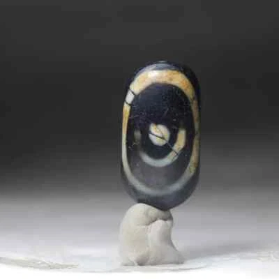 selten große Ritualperle  aus Tibet - Bild 1 von 4