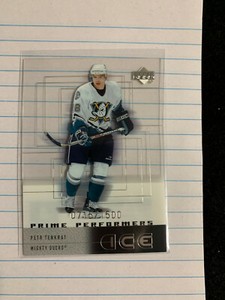 2000-01 U.D. Ice Prime Performers 715/1500 Petr Tenkrat RC #104 Anaheim 👀