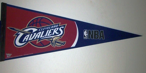 Cleveland Cavs Cavaliers NBA Full Size 12 x 30" Felt Pennant Brand New Cover