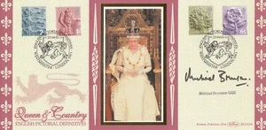 MICHAEL BRUNSON SIGNED England GB Benham BLCS206 FDC London SW1 2003 (1085682) - Picture 1 of 3