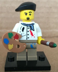 LEGO ® Minifigura Figura de Colección Serie 04 Artista Artista Pintor - col04-14 col062 - Imagen 1 de 16