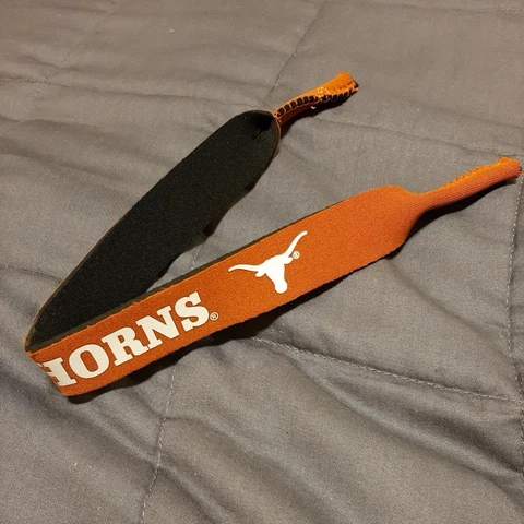 Texas Longhorns 16" Neoprene Sunglasses Strap NCAA Licensed Cover