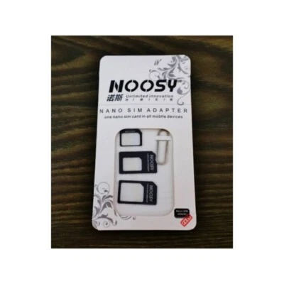 NOOSY UNIVERSAL NANO MICRO KARTENADAPTER SIM KARTE ADAPTER KARTENLESER Handy Tablet SP