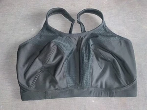 M&S Sports Bra Ultimate Support 'Good Move' Non-Wired Plain 40B Black BNWoT - Picture 1 of 1