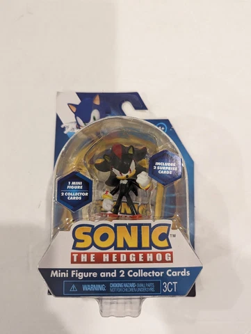 Sonic The Hedgehog Shadow Action Figure 2.5” + 2 Collector Cards Sega BRAND NEW Cover