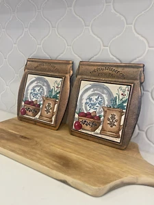 VINTAGE PFALTZGRAFF CO. YORK PA TRIVET/SPOON REST PAIR OF TWO - Picture 1 of 11