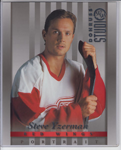 97/98 Donruss Studio Detroit Red Wings Steve Yzerman 8 x 10 Portrait #10