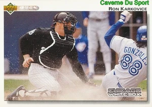 169 RON KARKOVICE CHICAGO WHITE SOX BASEBALL CARD UPPER DECK 1992 - Picture 1 of 1