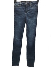 $130 Armani Exchange Women's J69 SUPER SKINNY JEANS Lift-Up, Indigo Blue 24 R