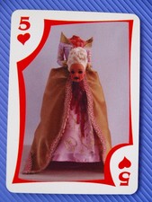 VERY RARE OOAK Headless Barbie Anne Boleyn Single swap trade Playing Card