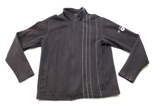 Ben Sherman Zipper Sweatshirt Men's 1 Small Black Long Sleeve - Picture 1 of 11