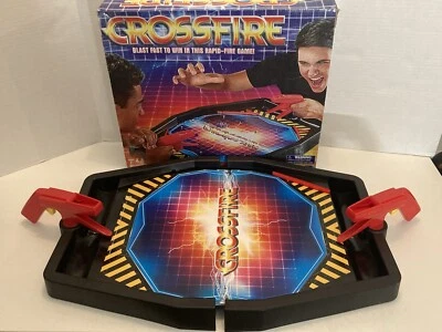 Crossfire 2016 Hasbro Rapid Fire Board Game with Box -  INCOMPLETE GAME - Image 1 of 4