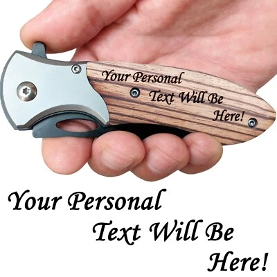 TAC-FORCE Personalized Gifts for Men Husband Dad Boyfriend Friend - Engraved Pocket Knife
