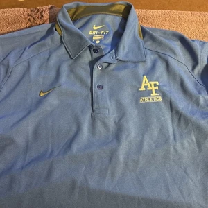 Polo Air Force Falcons Nike Dri-Fit para hombre azul nuevo talla XL - Imagen 1 de 6