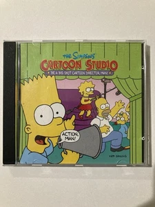 The Simpsons Cartoon Studio Windows 95/98 CD-ROM 1996 PC Video Game - Free Post - Picture 1 of 3