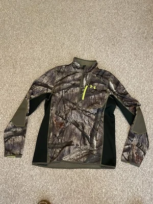 Chaqueta camuflada Under Armour Cold Gear Scent Control roble musgo mediana para hombre Foto 1 de 4