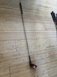 Walter Hagen Vintage Maple Driver Golf Club RH 1 Wood Steel Chamois - Picture 1 of 5