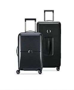 Delsey Paris Turenne Hartschalen Gepäck Spinner Räder schwarz 2-teiliges Kofferraum Set $699 - Bild 1 von 6