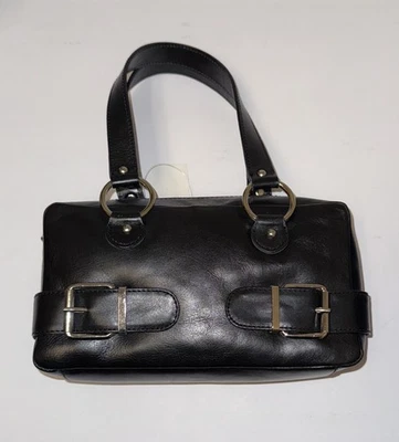 Bolso de mano Banana Republic de cuero negro Foto 1 de 4