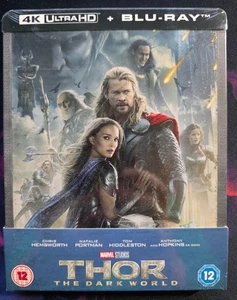 Thor - The Dark World  Blu-ray  4K UHD Steelbook, *OVP * Deutscher Ton - Bild 1 von 2