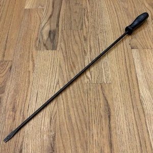 Snap On Tools SDD422 26” Long Black Hard Handle Flathead Slotted Screwdriver USA - Picture 1 of 15