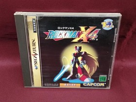 Capcom Rockman X4 Sega Saturn Game Double Hero Mode Used