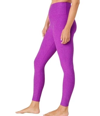 Beyond the Bump Violet Purple Spacedye Midi Maternity Leggings, Size Small - Image 1 of 4