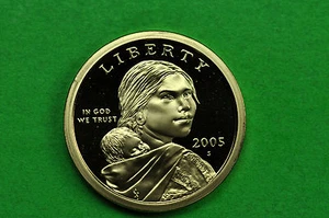 2005-S Gem  Proof  Deep Cameo( Sacagawea) US One  Dollar  Coin - Picture 1 of 1