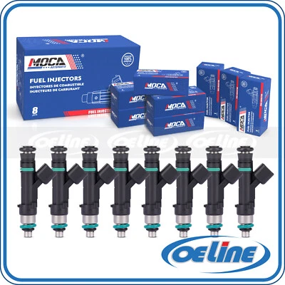 8x Fuel Injector for 06-11 Buick Lucerne Cadillac DTS SRX STS XLR 4.6L - Image 1 of 4